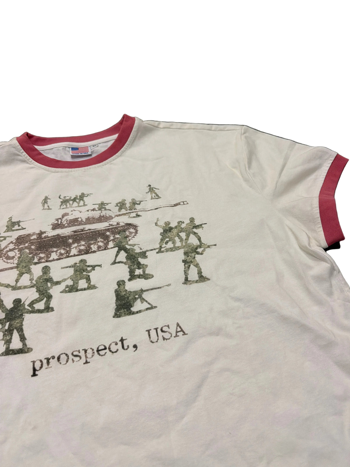 “At war” ringer tee