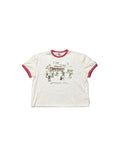 “At war” ringer tee