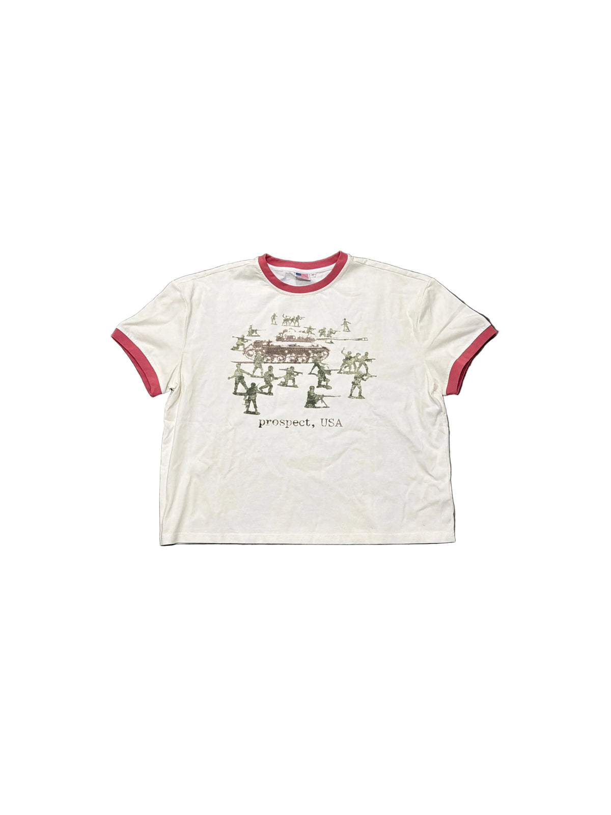 “At war” ringer tee